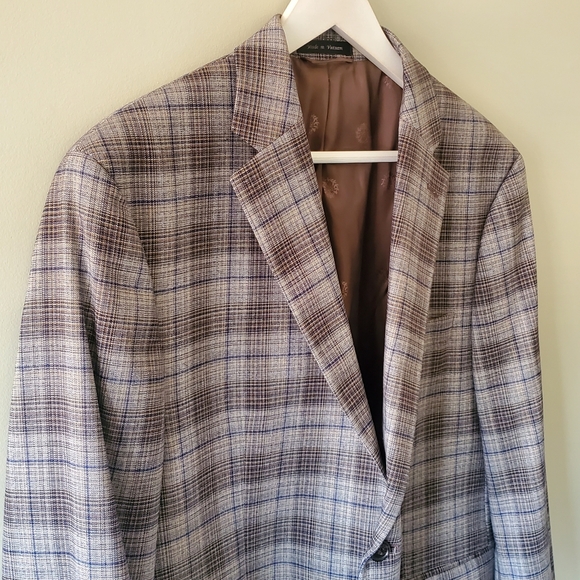 NWOT Lauren Ralph Lauren 42S Glen Plaid Lexington Ultraflex Old Money Blazer - Picture 5 of 13